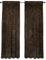 BEAUTEX Samt Vorhang Kräuselband U-Band Gardine Velvet abdunkelnd und Blickdicht, 300x245 cm (Breite 300 cm, Höhe 245 cm, Braun)