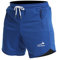 Herren Sportshorts, Laufenshort, Fitness-Training, Gymnastikshorts mit Reißverschlusstaschen Blau/mit Handtuchschlaufe L