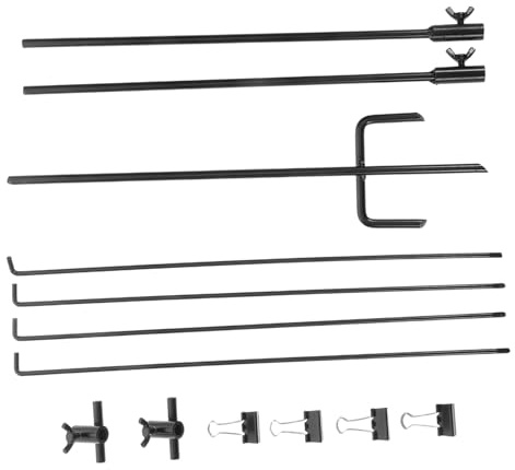 EXAOMBLE Supports De Cibles Réglables Métal avec Base Robuste pour Pratique De Tir Extérieur Et Stand