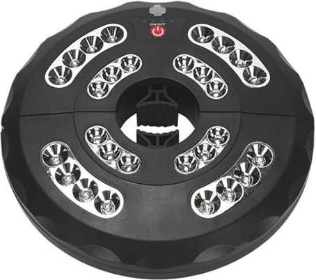 Luces para exteriores debajo del paraguas, luces de sombrilla para patio, impermeables, 3 modos ajustables, lámpara recargable para patio, barbacoa, reuniones, patio, piscina, camping, jardín