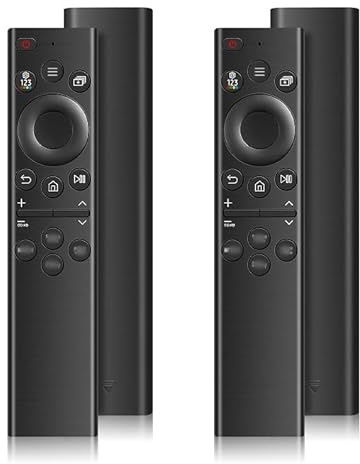2 stycken ersättningar för fjärrkontroll Samsung TV, The Frame fjärrkontroll med 4 snabbåtkomstknappar, kompatibel med Samsung 2021–2023 LED Smart 4K Ultra HD-TV-apparater
