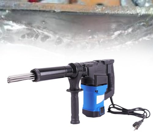 Scrostatore Elettrico Ad Aghi pneumatico ad aghi, tipo macchina per la pulizia della ruggine, strumento di sbavatura per la rimozione di ruggine, scorie, tubi in acciaio, viti, dadi e ponti.