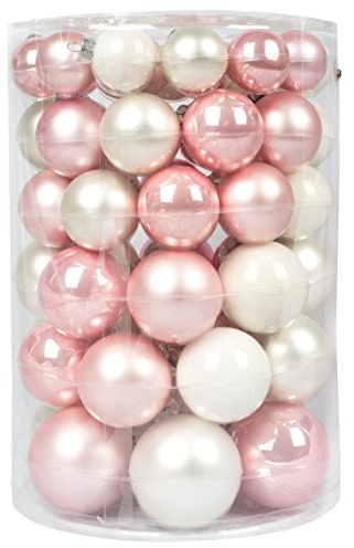 Inge-glas Weihnachtskugeln 60 TLG. Noble Rose