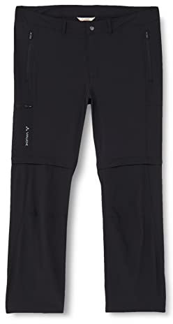 VAUDE Herren Heren Farley Stretch Zo Pants Hose, Schwarz, 48-Short EU