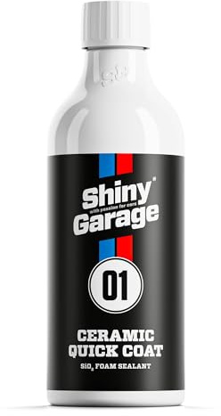 SHINY GARAGE Ceramic Quick Coat 500 ML | Keramik Quick Effect Coating Agent Hydrophober Schutz Für Lack Glas Kunststoff pH-Neutral Einfache Anwendung