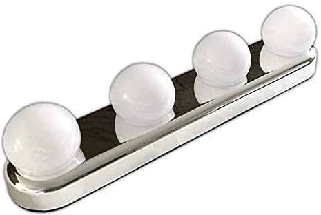 HAC24 LED Spiegelleuchte mit Saugnäpfe Batteriebetrieben Schminklicht Spiegel Kosmetik Make Up Leuchte Lampe Spiegellampe