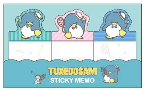 Sunstar Stationery Sanrio S2836050 klisterlappar, stansade klisterlappar, retro, Sanrio-karaktärer, smoking Sam
