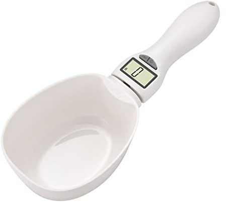Digital Spoon Scale, Pet Food Measuring Scoop Scale Electronic Baking Scale Support g, milliliters, Cups, oz Unit Conversion, Kitchen Gadgets