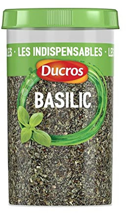 DUCROS - Basilic en Boîte pour Assaisonner vos Plats - 29G d'Herbes Aromatiques de Qualité Supérieure - Idéal pour la Cuisine Maison et les Repas entre Amis et - Lot De 4 - Vendu Par Lot