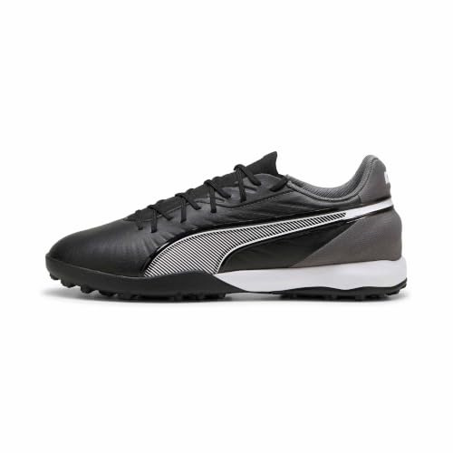 PUMA Unisex King Match Tt fotbollssko, Puma svart Puma vit cool mörkgrå, 40 EU