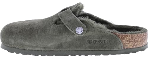 BIRKENSTOCK / Modell: Boston mit Lammfell/Thyme Olive/Weite: Normal / 1025686 / Clogs