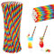 100 Pcs Rainbow Paper Straws, Biodegradable Paper Straws, Recyclable Biodegradable Colorful Striped Straw Environmentally Friendly Disposable Drinking Straw for LGBQT Pride Day Birthday