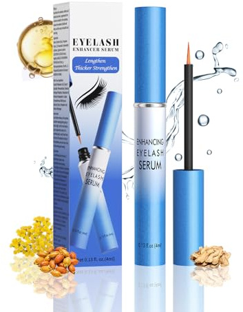 Lash Serum, Eyelash Serum for Growth and Thickness, Eyebrow & Eyelash Growth Serum for Longer, Fuller, Thicker Hair, Lash Serum Growth Rapid Lash for Sensitive Eyes, Eye Lash Serum Growth, 4ml