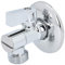 PREMIUM Eckventil mit Filter & Rosette DN20 1/2x3/4 | Absperrhahn Waschbecken Wasseranschluss Waschmaschine Anschluss Messing Wasserventil Geräteventil Eckregulierventil Kugelhahn