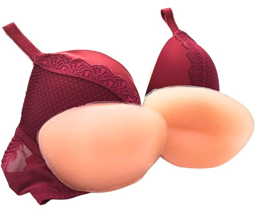 Jo Thornton Style 9B - Large Size 350g Premium Big Silicone Breast Enhancers Suitable for many 30-38 Bras - 0.5-3 Cup Boost (Chicken Fillet Bra Inserts, Silicone Bra Inserts, Bra Inserts Pads) L XL