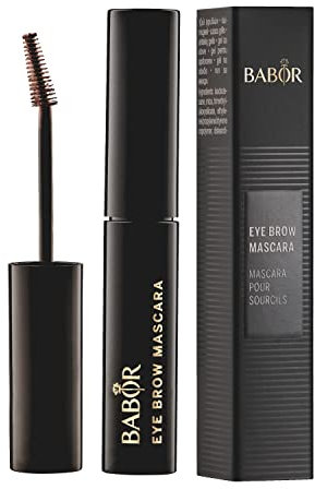 BABOR MAKE UP Eye Brow Mascara, Augenbrauenmascara, mit getöntem Gel und superfeiner Bürste, färbt, fixiert & konturiert, füllt Lücken auf, 2 g