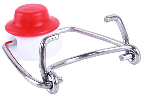 4 tapones de repuesto para botellas oscilantes, tapones de vino, tapón de tapa abatible, botellas de cerveza de raíz, tapas oscilantes de repuesto para preparación casera