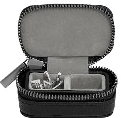 Stackers Pebble Black Cufflink Box