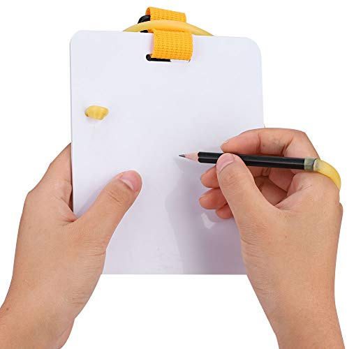Natudeco Pizarra de Escritura subacuática Tablero de Buceo Pizarra Blanca Tableta Impermeable plástico con Clip lápiz para Deportes acuáticos natación