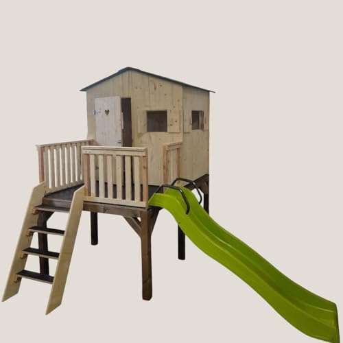 Cabane d'enfants sur pilotis en Bois pour Le Jardin