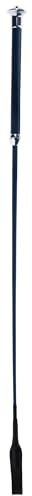 Covalliero Springgerte Navy 65cm mit Kunstledergriff und Klatsche