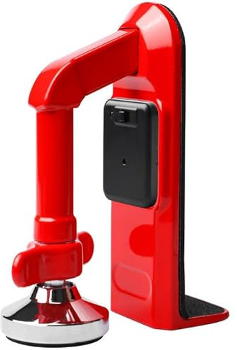 Fermaporta allarme, porta jammer, blocco porta portatile, dispositivo di sicurezza per casa, hotel e protezione personale, fermaporta regolabile con allarme 80 dB (rosso)