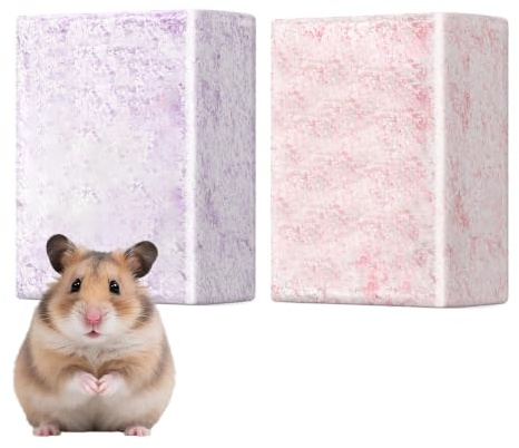 Yulondar 2Pcs Hamster Bedding, 40L Soft Paper Bedding Natural