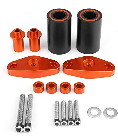 KSTE Crash Protector, Motorcycle CNC Frame Sliders Anti-Crash Pad Falling Protector Compatible with DUKE 125 200 390 12-15