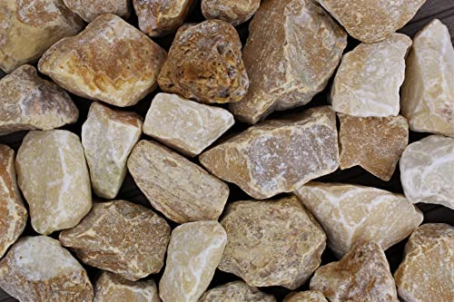 Giallo Siena Gravier décoratif pour le jardin 50-70 mm 25 kg de gravier décoratif pour le jardin