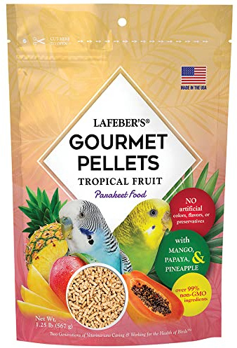 Lafeber Gourmet Pellets Tropical Fruit Complete Budgie Food 567g