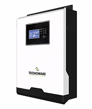 Tecnoware Power Systems ATA Hybrid Solväxelriktare 1200VA, Ren sinusvåg, MPPT, Fotovoltaisk, Effektiv och kompakt, Ökar energisjälvförsörjningen för system med solpaneler