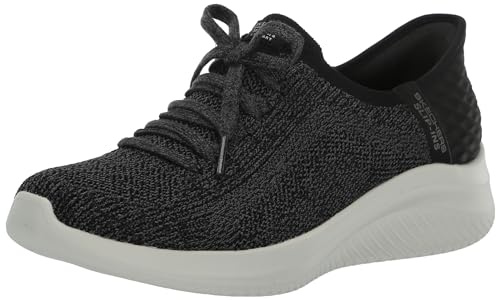 Skechers Women's Martha Stewart Ultra Flex 3.0 Slip-ins-Daylight Sneaker, Black, 8