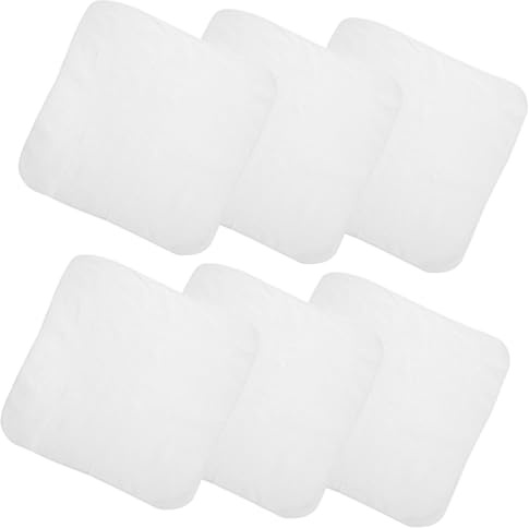 Mobestech 6 piezas Paños de Algodón para Cocina Muselina para Filtrar Alimentos sin Blanquear Reutilizables para Queso Yogur Tofu y Jugos Seguros y Versátiles
