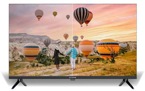 Kiano Elegance 32 Zoll Smart TV – HD Ready LED Fernseher mit Triple Tuner (DVB-T2/S2/C), VIDAA OS, WLAN, USB-PVR, 3× HDMI, randloses Design