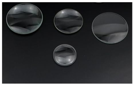 Optiska glaslinser 4 st 30 mm 40 mm 50 mm 75 mm dubbel konvex konkav linslängd 100 mm 150 mm 300 mm projektor (Biconvex D75 F200)