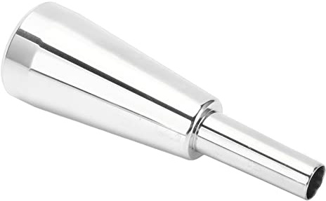 TOPINCN Remplacement de L'embout de Trompette en Métal avec un Lustre Longue Durée pour les Trompettistes Professionnels et Débutants (SILVER)