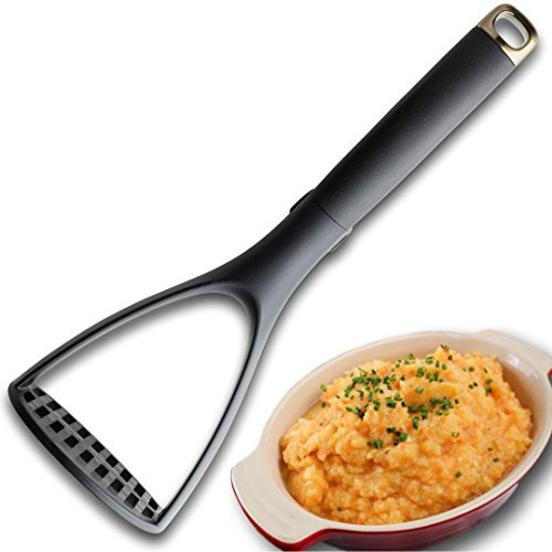 Triturador De Patatas - Nylon Negro Resistente, Percha De Latón. Resistente Al Calor A 210 ° C. Por Taylors Eye Witness