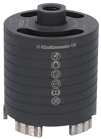 BTEC – Diamant Dosensenker 82 mm mit M16-Aufnahme + 80 mm Nutzlänge – Dosenbohrer für Mauerwerk, Kalksandstein, Ziegel, Poroton, Putz uvm. – Diamant Bohrkrone