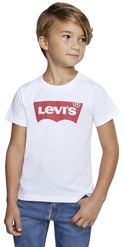Levi's Bambini e ragazzi Lvb Batwing Tee T-shirt, Bianco (White), 10 anni