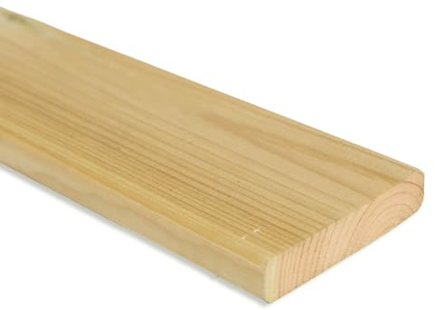 Tabla de madera de pino impregnada para tablones de 20 x 70 mm, longitud 90 cm