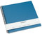 Semikolon 364033 Spiral Album Economy Large, 34,5x33,2 cm, Fotoalbum, 50 Seiten cremeweiß, Fotobuch, azzurro hell-blau