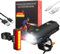 StVZO Zugelassen Fahrradlicht Set USB Akku, LED Fahrradbeleuchtung Fahrradlampe, Bike Light Fahradbeleuchtungsset INKL. Frontlichter & Rücklicht, für Kinder und Erwachsene MEGASET