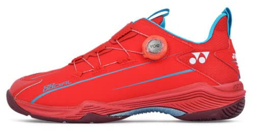 YONEX Power Cushion 88 DIAL Shoes (SHB88D2EX) (US_Footwear_Size_System, Erwachsene, Herren, Numeric, Medium, Numeric_9), Rot/Ausflug, einfarbig (Getaway Solids), 42 EU