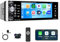 Autoradio singolo Din con Carplay Android Auto, Radio Bluetooth con Touch Screen IPS da 5,1 Pollici con Mirror Link Microfono/AUX/FM/AM/RDS Controllo del Volante Supporto Telecamera di retromarcia