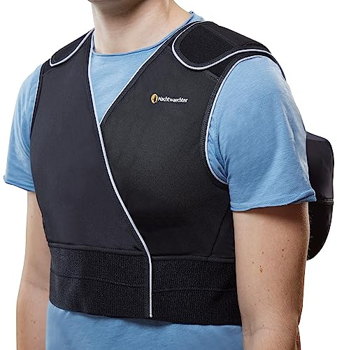 Nachtwaechter - Effektive Anti-Schnarch Weste 2.0 in XL/XXL mit Luftpumpe | Hilfsmittel gegen Schnarchen, auch für unterwegs