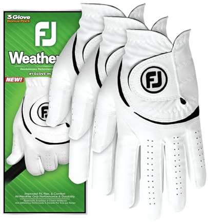 FootJoy WeatherSof Herren-Golfhandschuhe, 3er-Pack