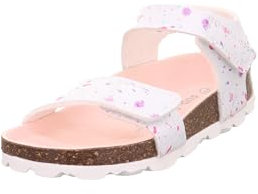 Superfit Fussbettpantoffel 1-000123 Hausschuhe, Weiss 1050, 32 EU