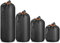 Lot de 4 Housse Objectif en Néoprène - Housse Appareil Photo Imperméable - Pochette Appareil Photo Compacte pour Canon/Nikon/Sony (Noir)
