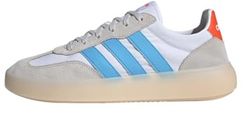 adidas Men's Zapatilla Barreda Decode, Cloud White/Semi Blue Burst/Semi Impact Orange, 45 1/3