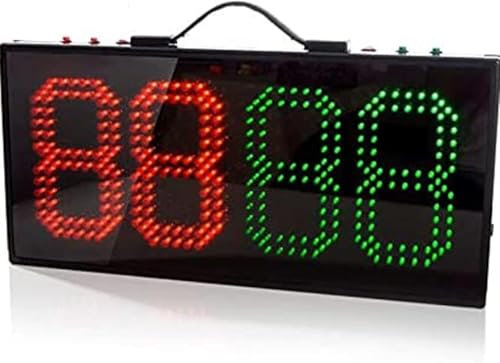 WaiDXn Tablero de fútbol LED de Repuesto de un Solo Lado for Baloncesto, fútbol, ​​softbol, ​​tejo, Billar y Voleibol, tableros de puntuación for Tenis de Mesa